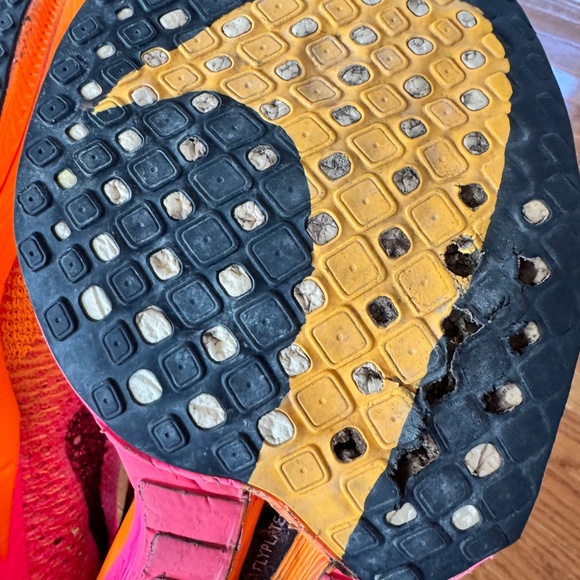 Nike ZoomX Vaporfly Next% 3 running shoes, Hyper Pink/Laser Orange W SZ 10 - Picture 9 of 9